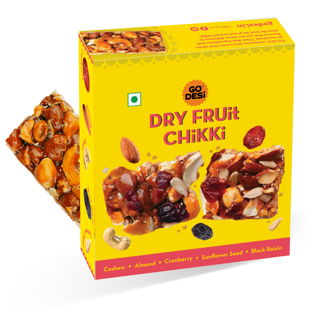 Crunchy Dry Fruit Chikki | Made with 5 Premium Dry Fruits
