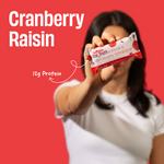 Cranberry Raisin Protein Bars - Box of 8
