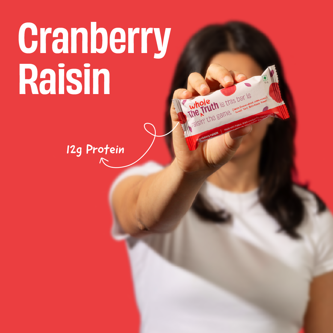 Cranberry Raisin Protein Bars - Box of 8