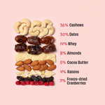 Cranberry Raisin Mini Protein Bars - Box of 12