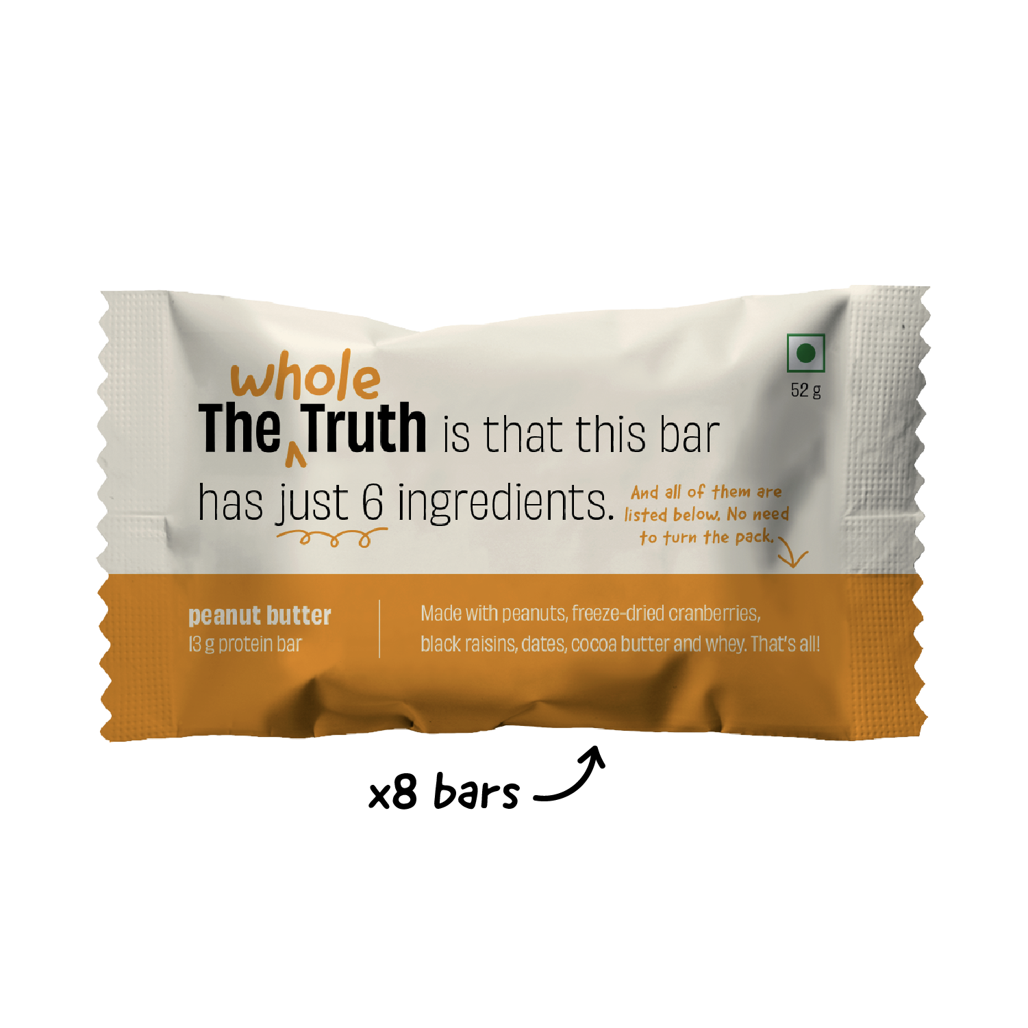 Peanut Butter Protein Bars - Box of 8