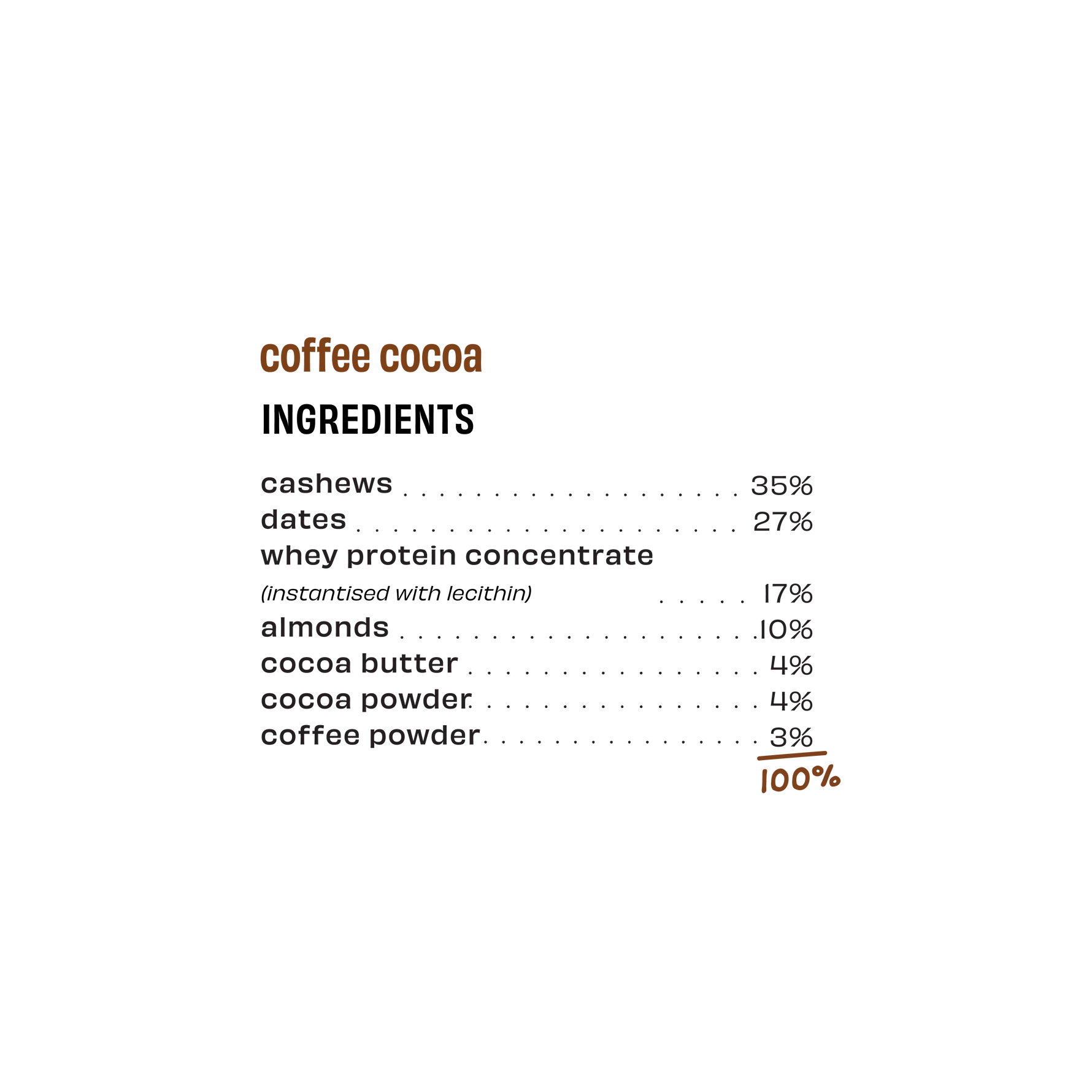 Coffee Cocoa Protein Bars - Box of 8