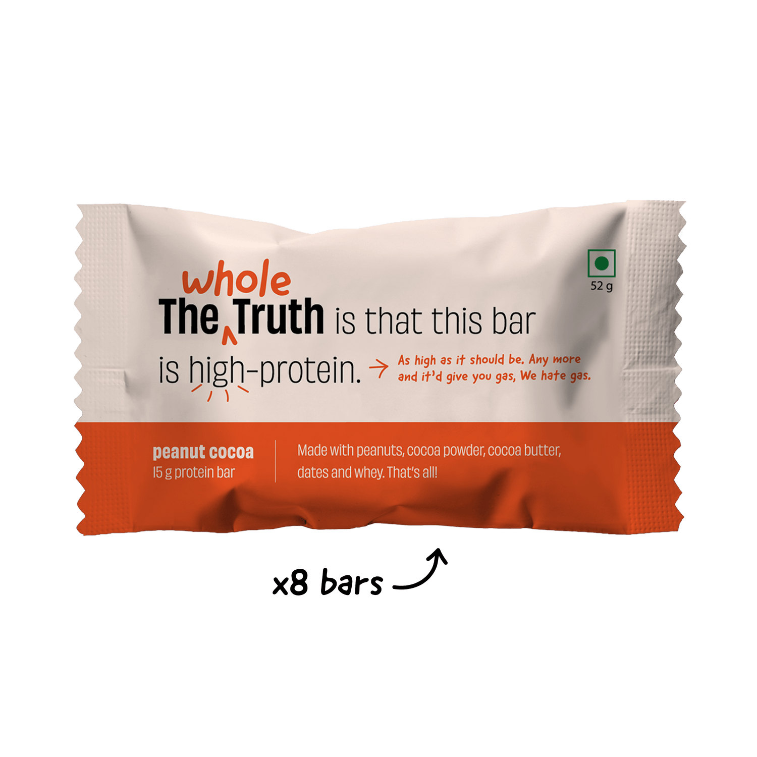 Peanut Cocoa Protein Bars - Box of 8