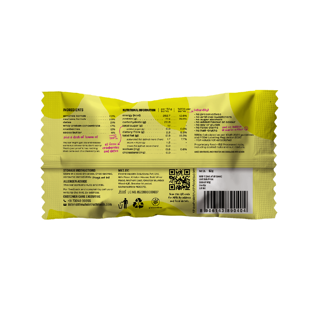 Personalised Box - Pack of 10 Protein Bars