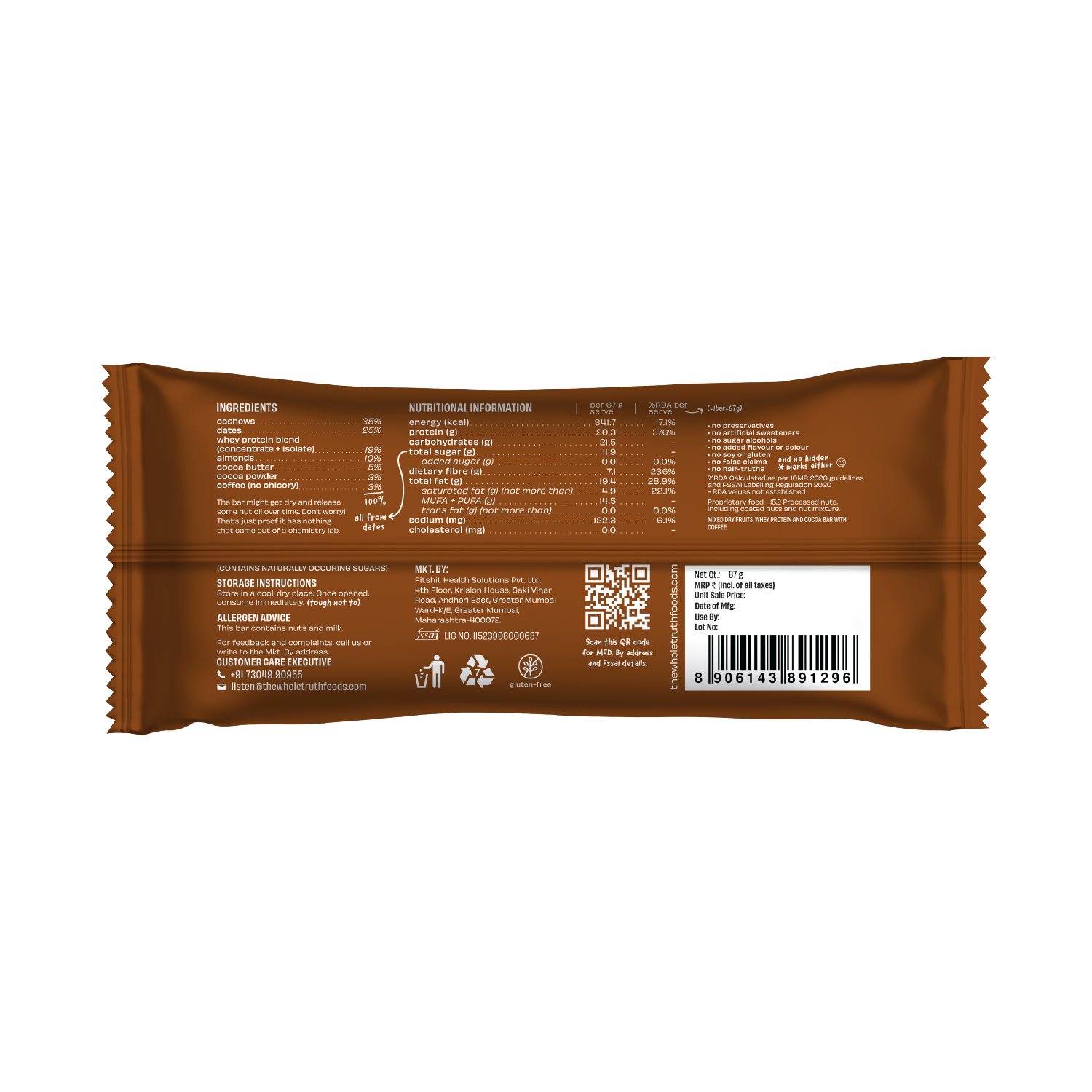 Personalised Box - Pack of 30 Protein Bars