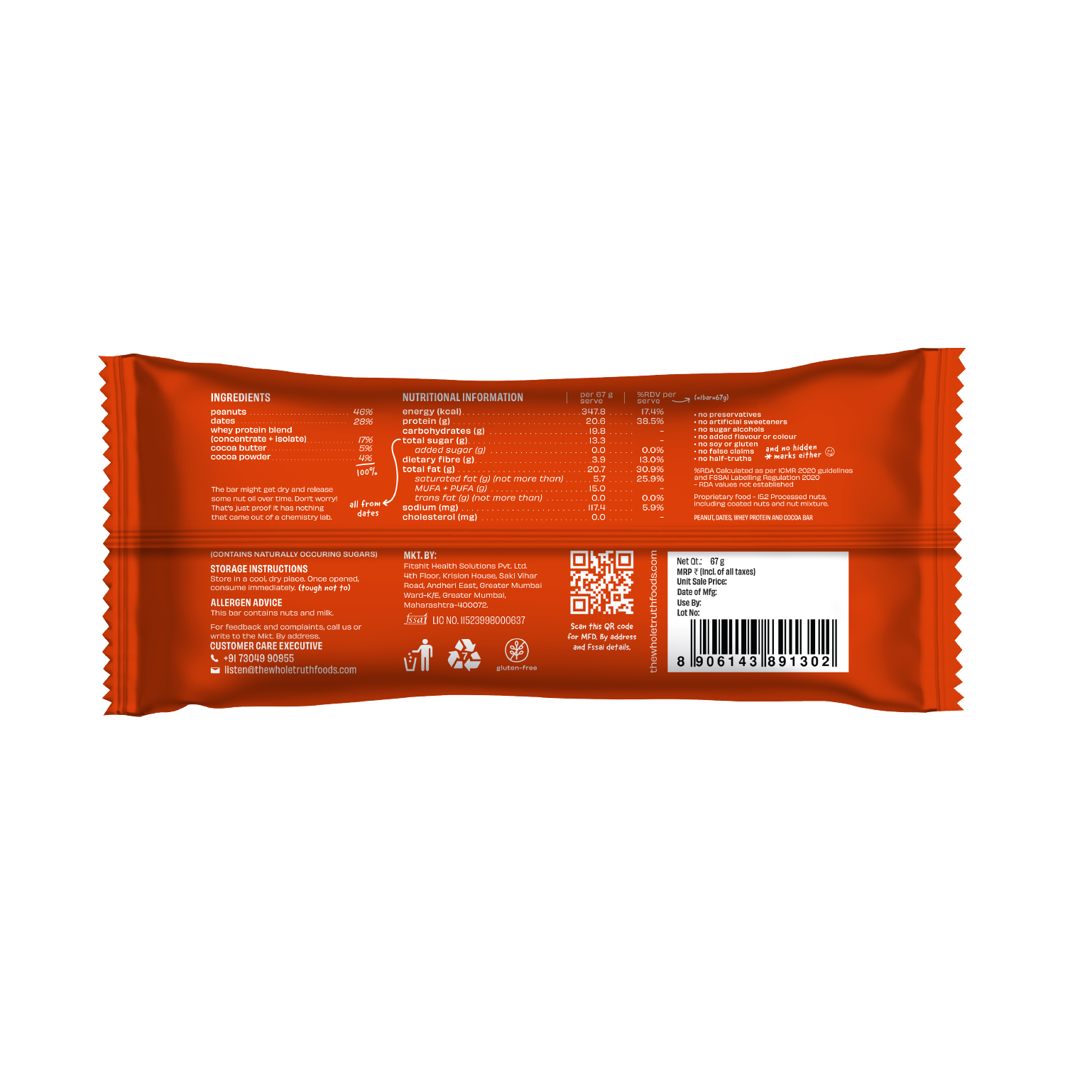 Personalised Box - Pack of 30 Protein Bars
