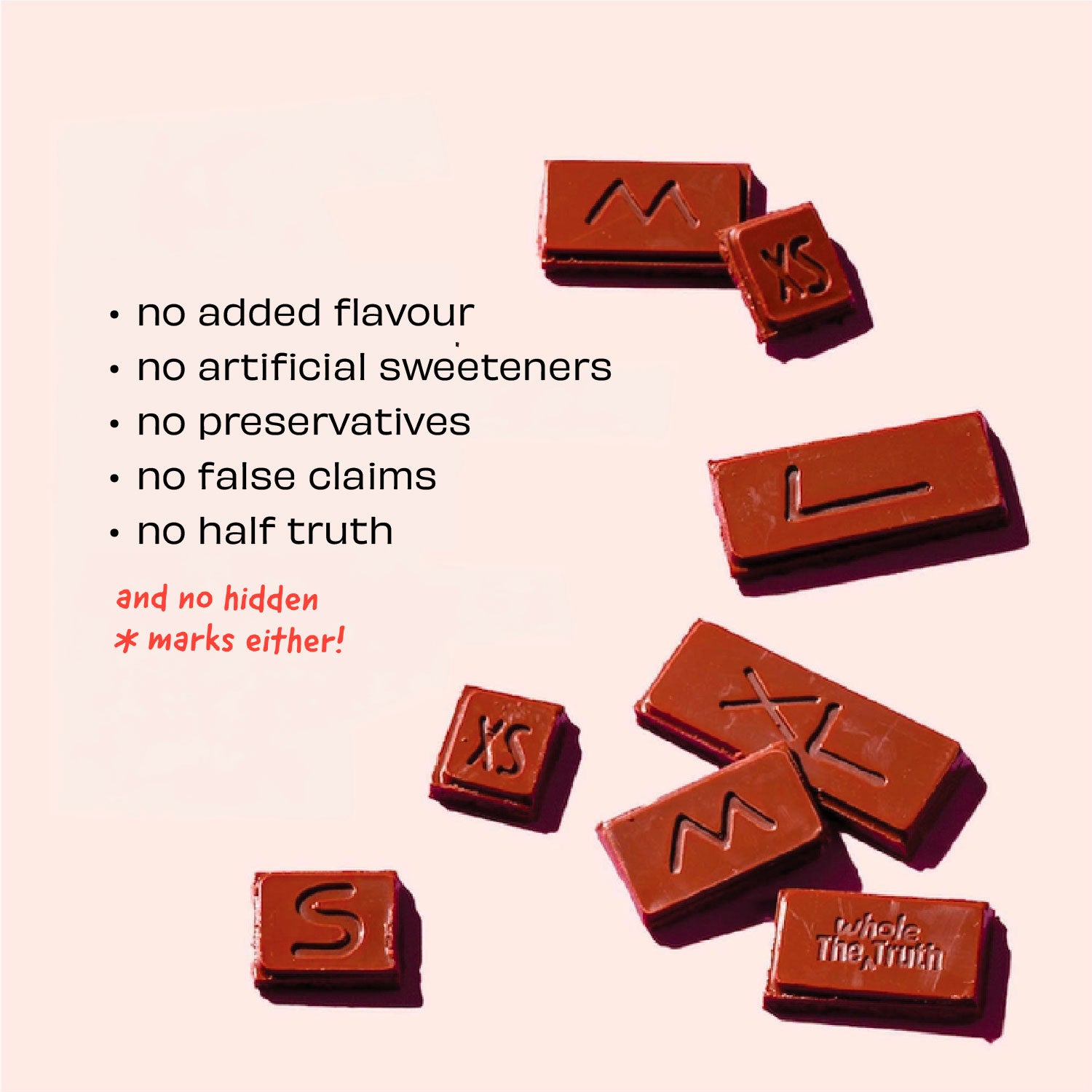 Assorted 47% Dark Cocoa Bar Sweetened with Dates - Pack of 3