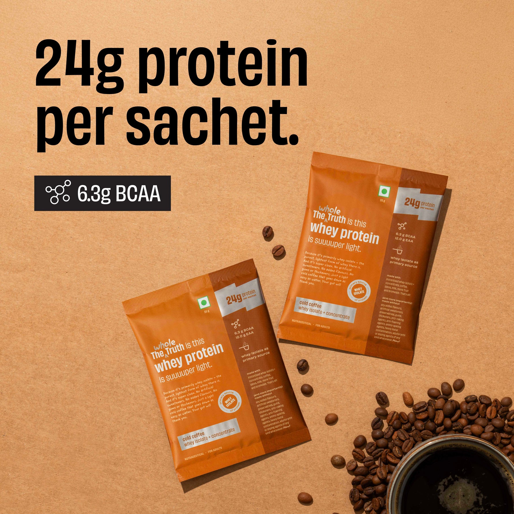 Cold Coffee 24 g Protein Powder