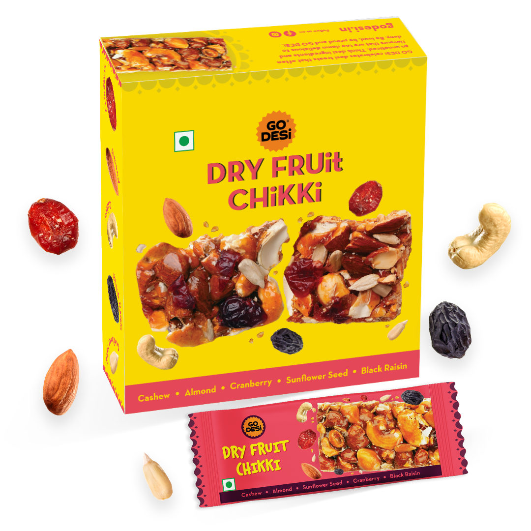 Crunchy Dry Fruit Chikki | Made with 5 Premium Dry Fruits