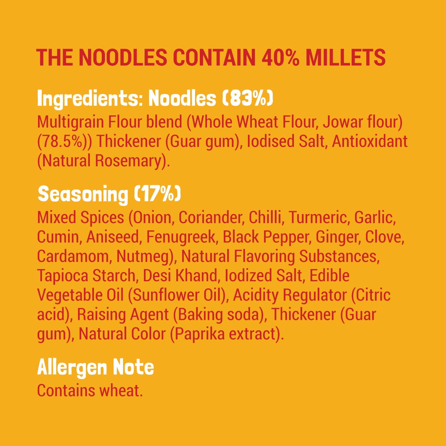 Instant Noodles - Serves 4 (Pack of 2)