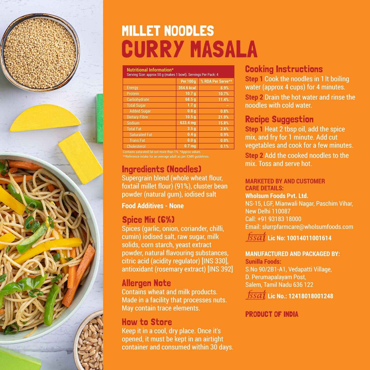 Millet Noodles - All Flavours x 3