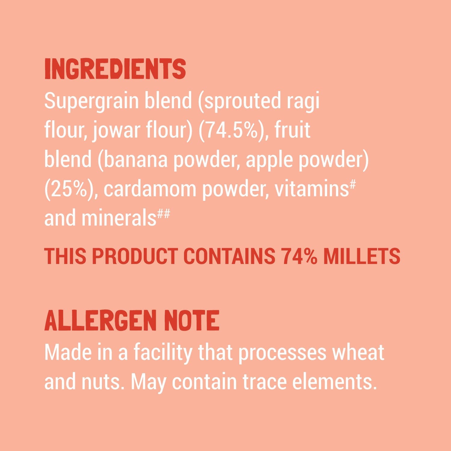 Ragi, Apple & Banana Cereal