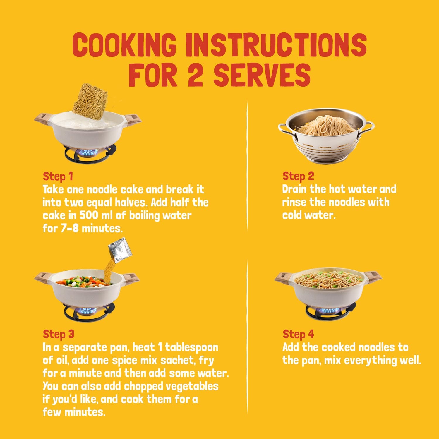 Millet Noodles - Classic Masala Family Pack (Serves 8)