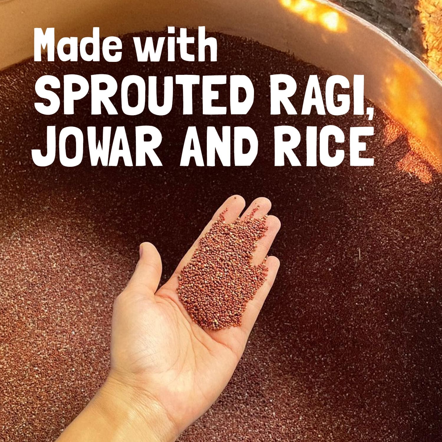 Banana, Ragi and Rice Cereal with Milk