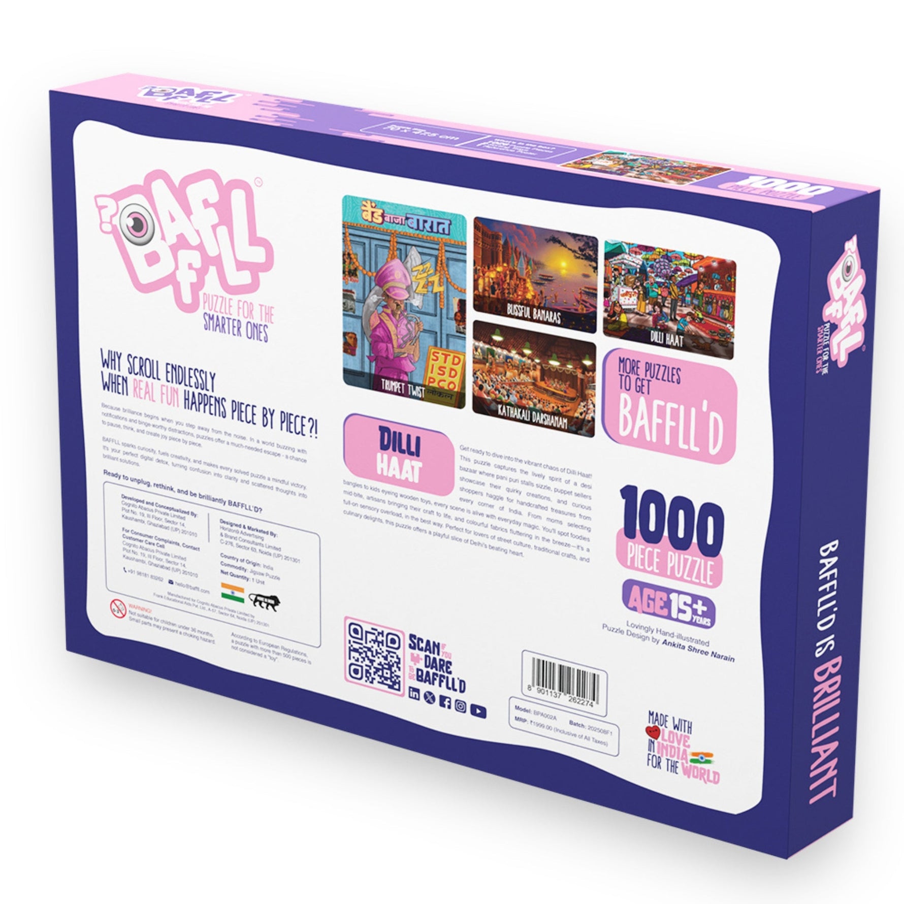 Jigsaw Puzzle 1000 pieces - Dilli Haat