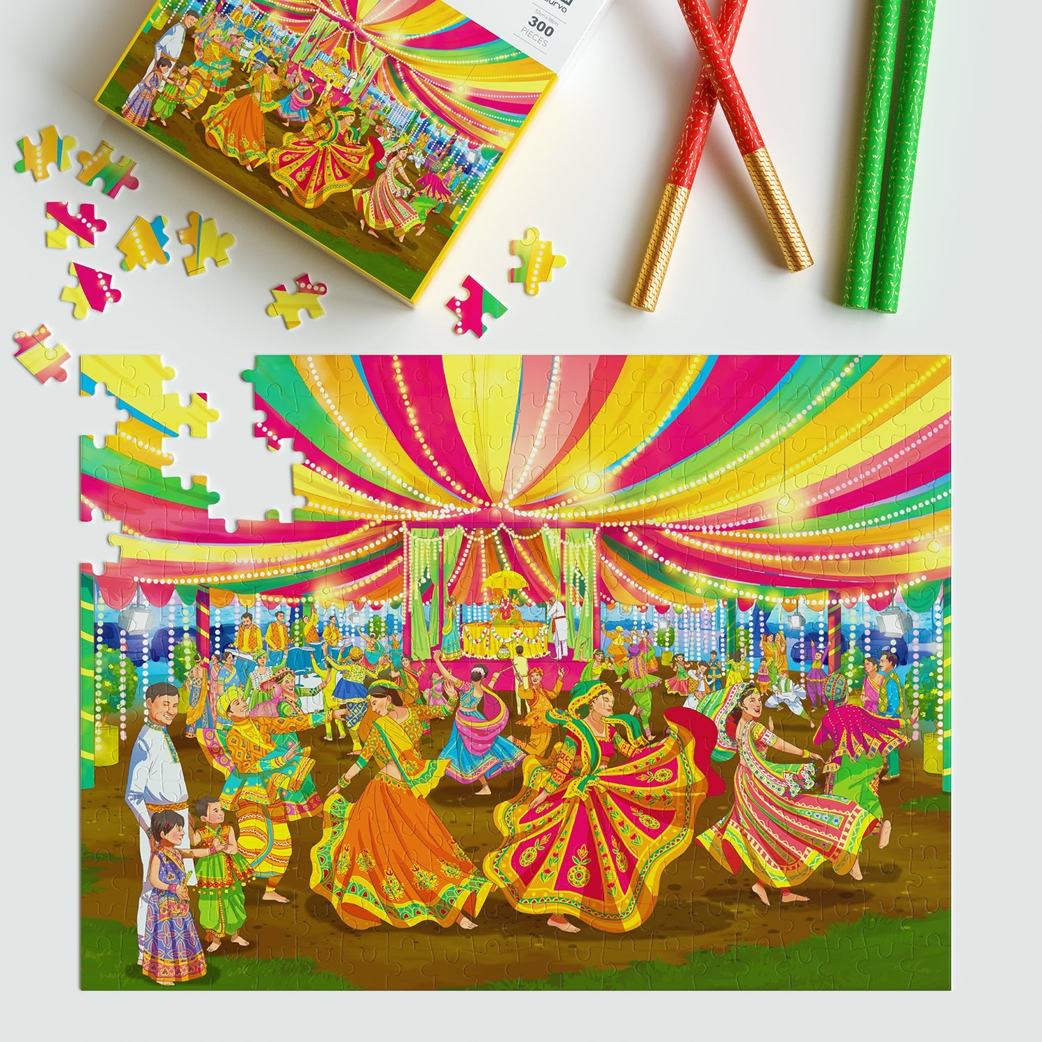 Garba - The Dance of Reverence- 300pcs puzzle