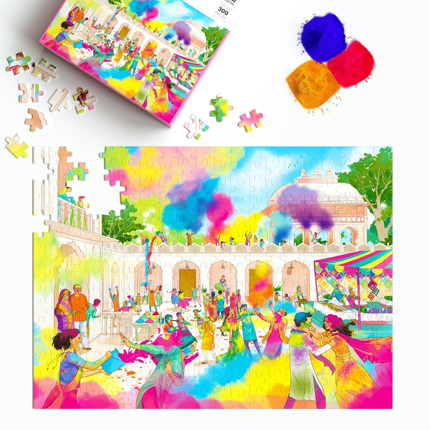 Holi - The Festival of Colours- 300pcs puzzle