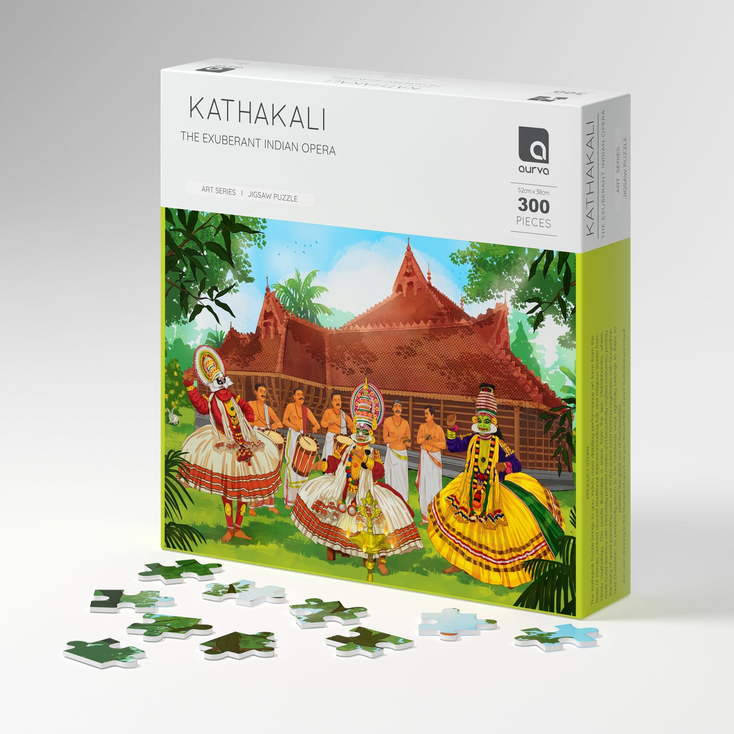 Kathakali - The Exuberant Indian Opera - 300pcs puzzle