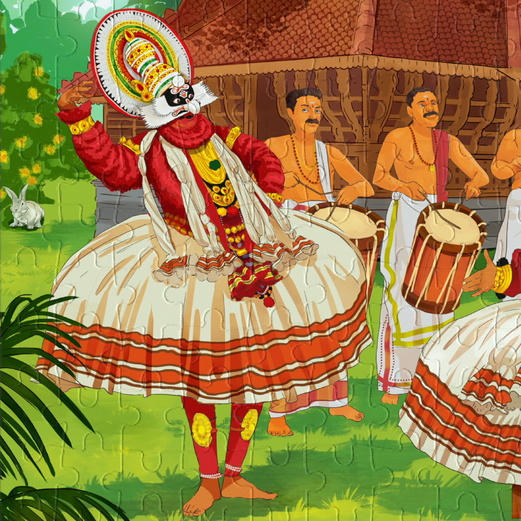Kathakali - The Exuberant Indian Opera - 300pcs puzzle