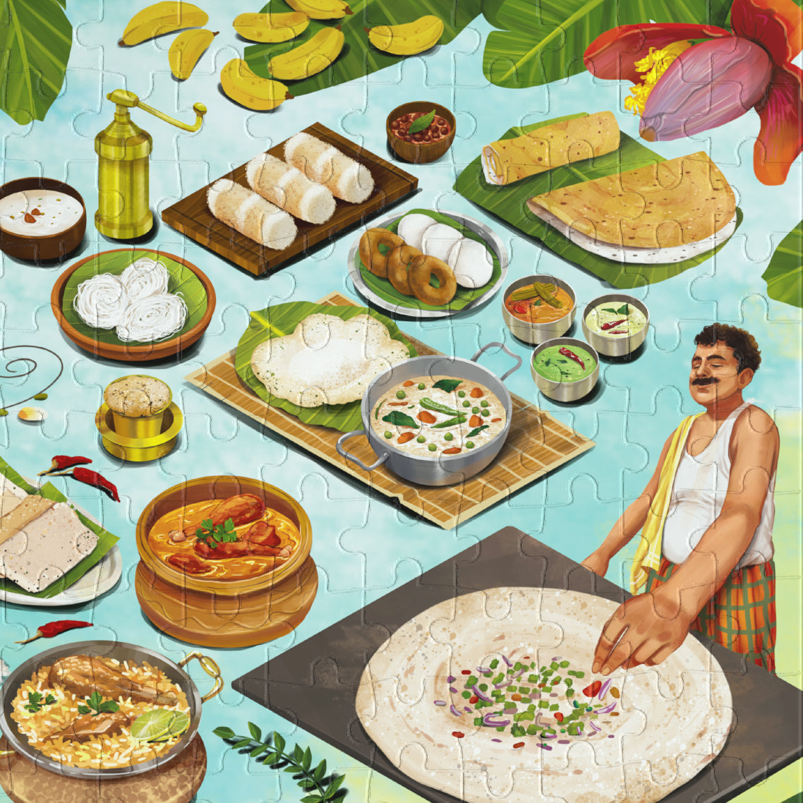 Melting Pot - South Indian Gastronomy - 100pcs puzzle