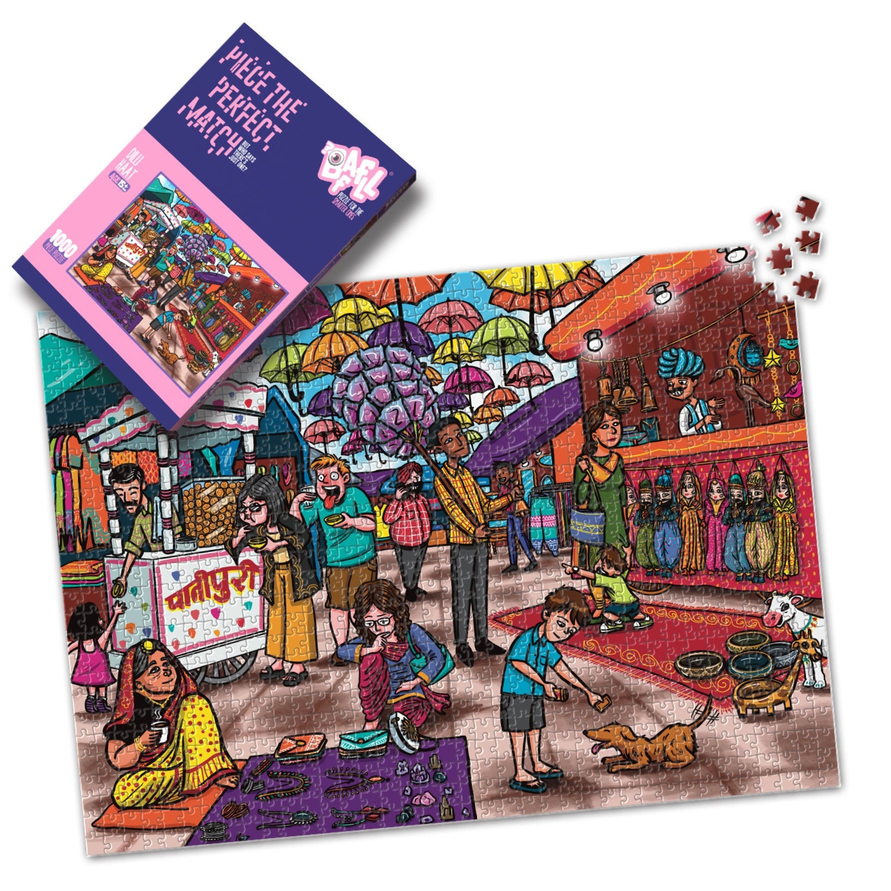 Jigsaw Puzzle 1000 pieces - Dilli Haat