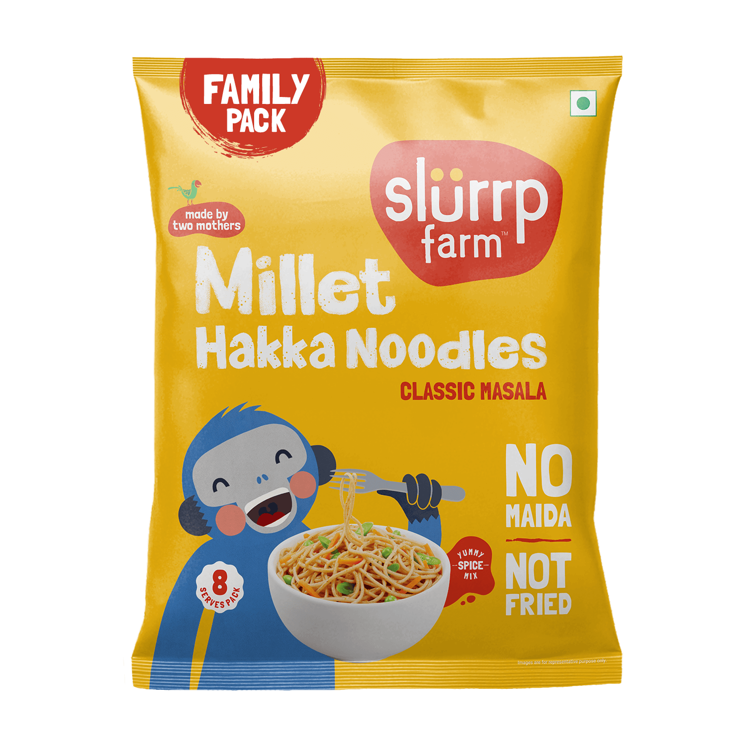 Millet Noodles - Classic Masala Family Pack (Serves 8)