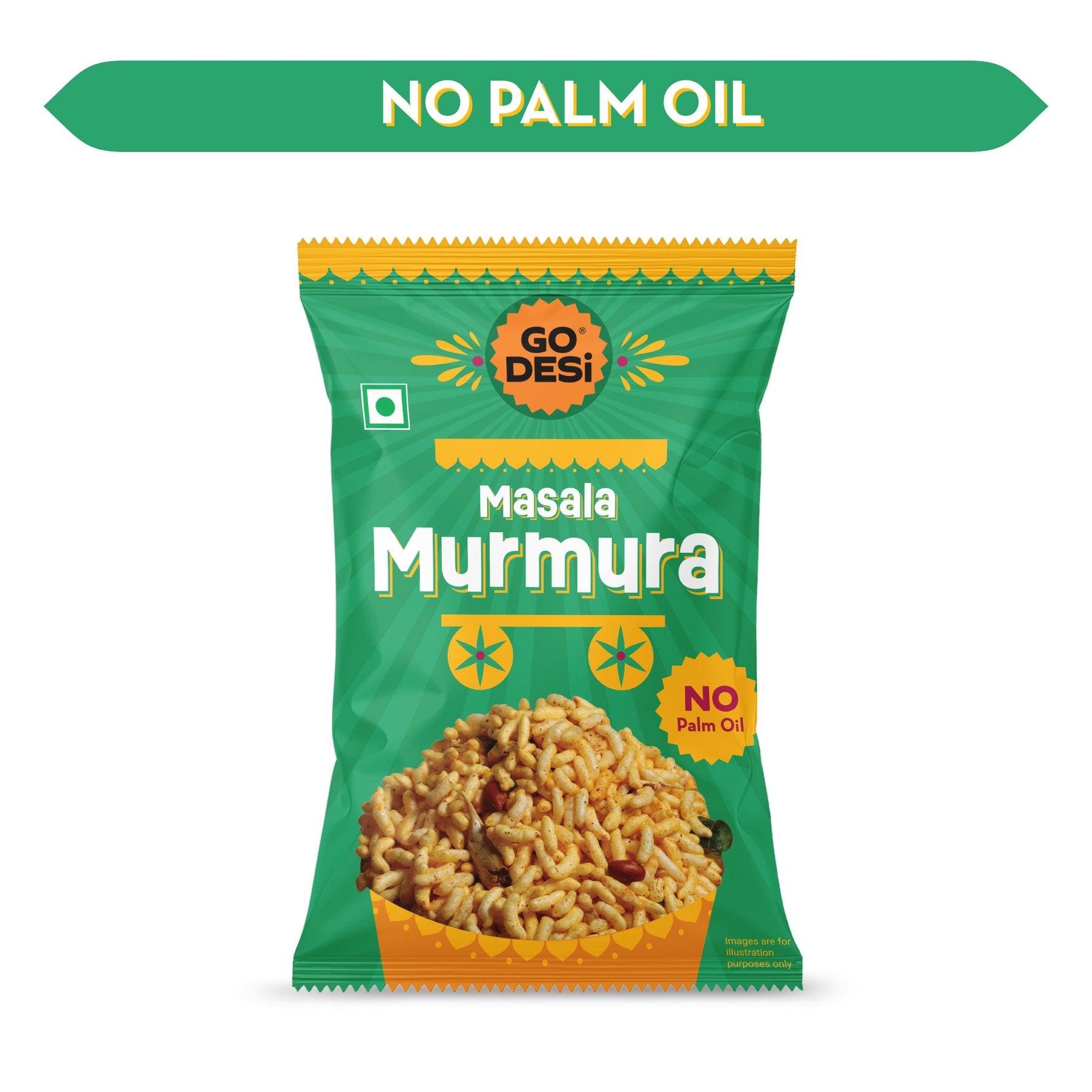 Garlic Masala Murmura | With Bold Garlic | No Palm Oil | Pack of 3