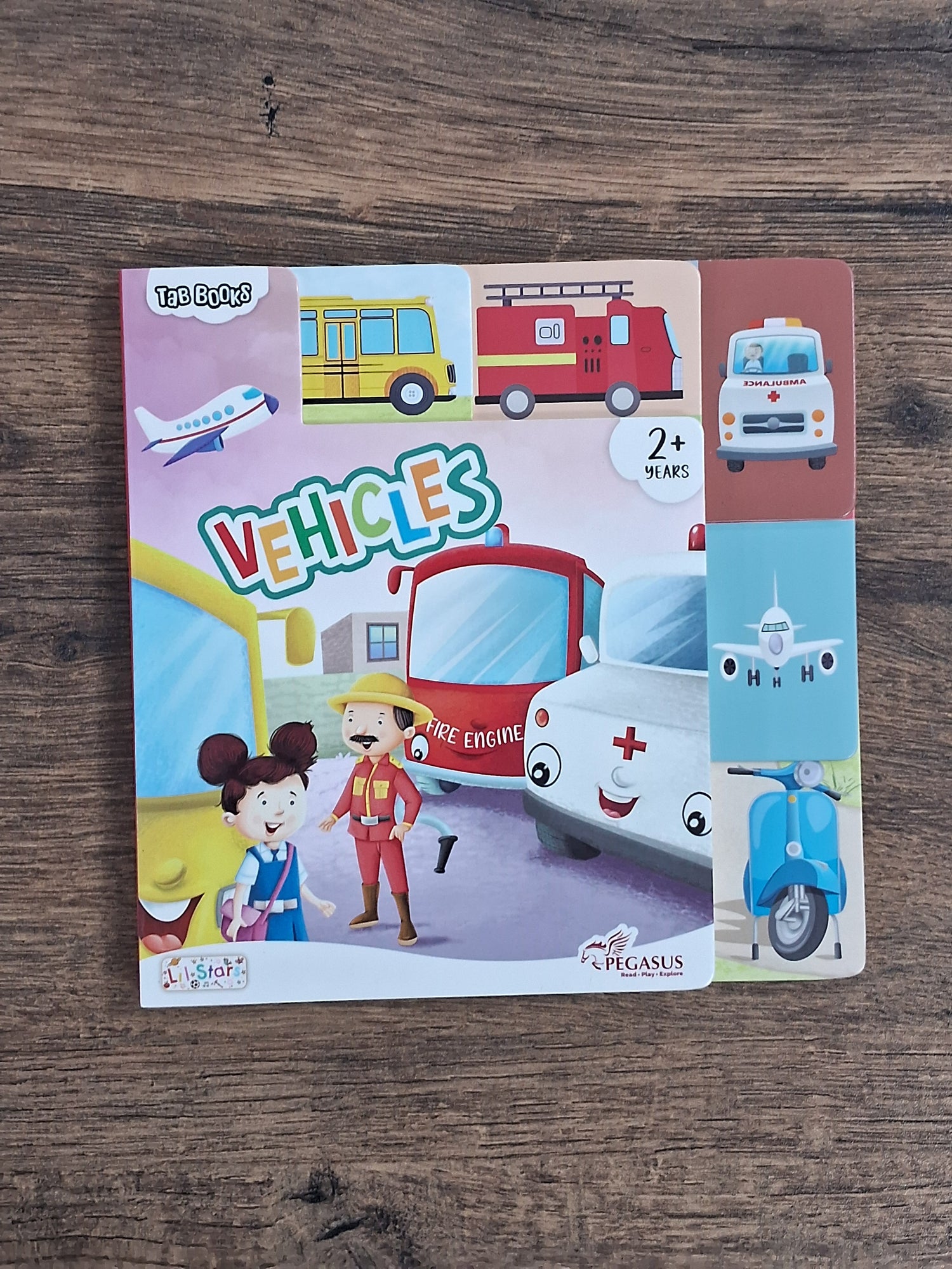 Vehicles - Tab Board Book