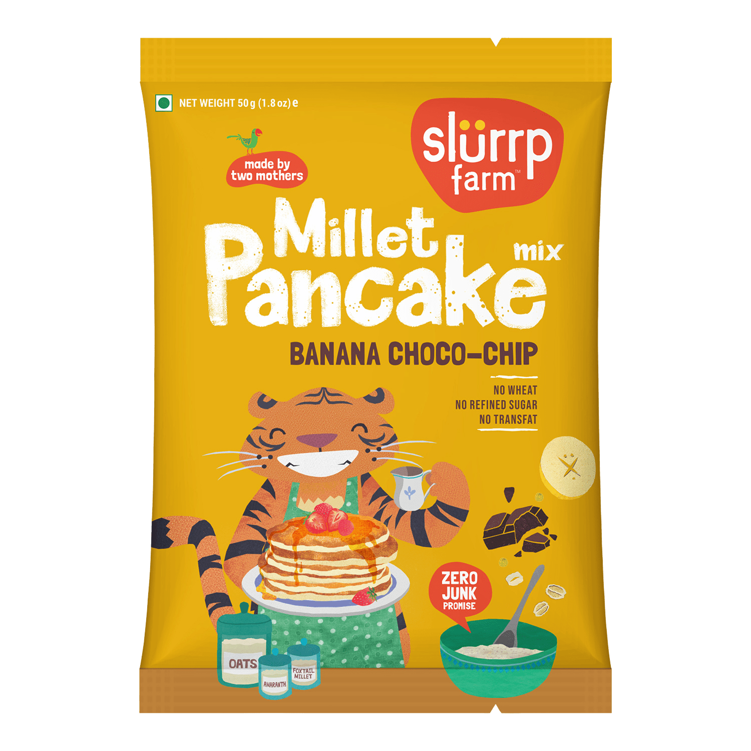 Trial Pack - Banana Choco-Chip Millet Pancake Mix