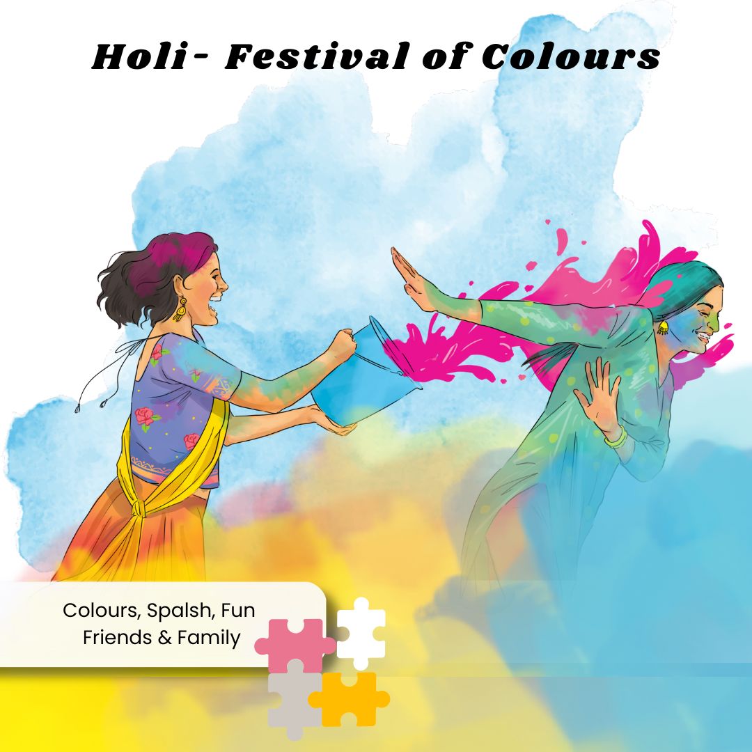 Holi - The Festival of Colours- 300pcs puzzle