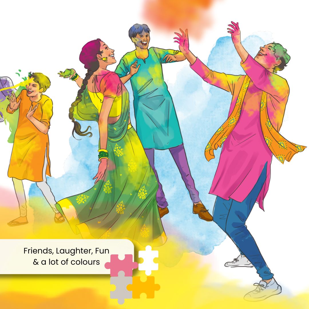 Holi - The Festival of Colours- 300pcs puzzle