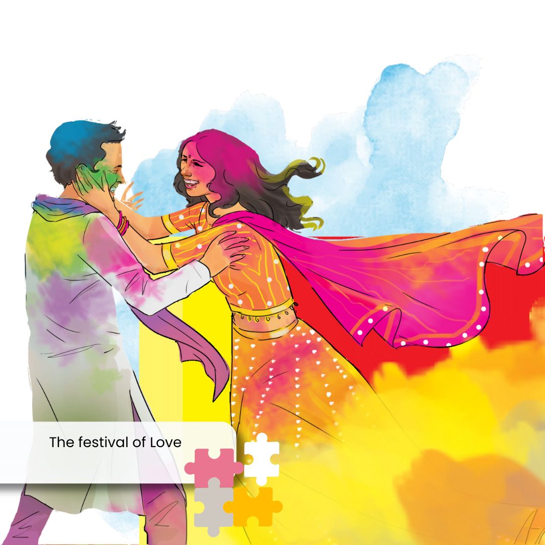 Holi - The Festival of Colours- 300pcs puzzle