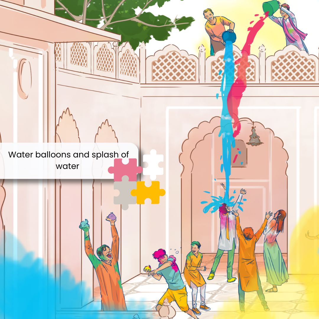 Holi - The Festival of Colours- 300pcs puzzle