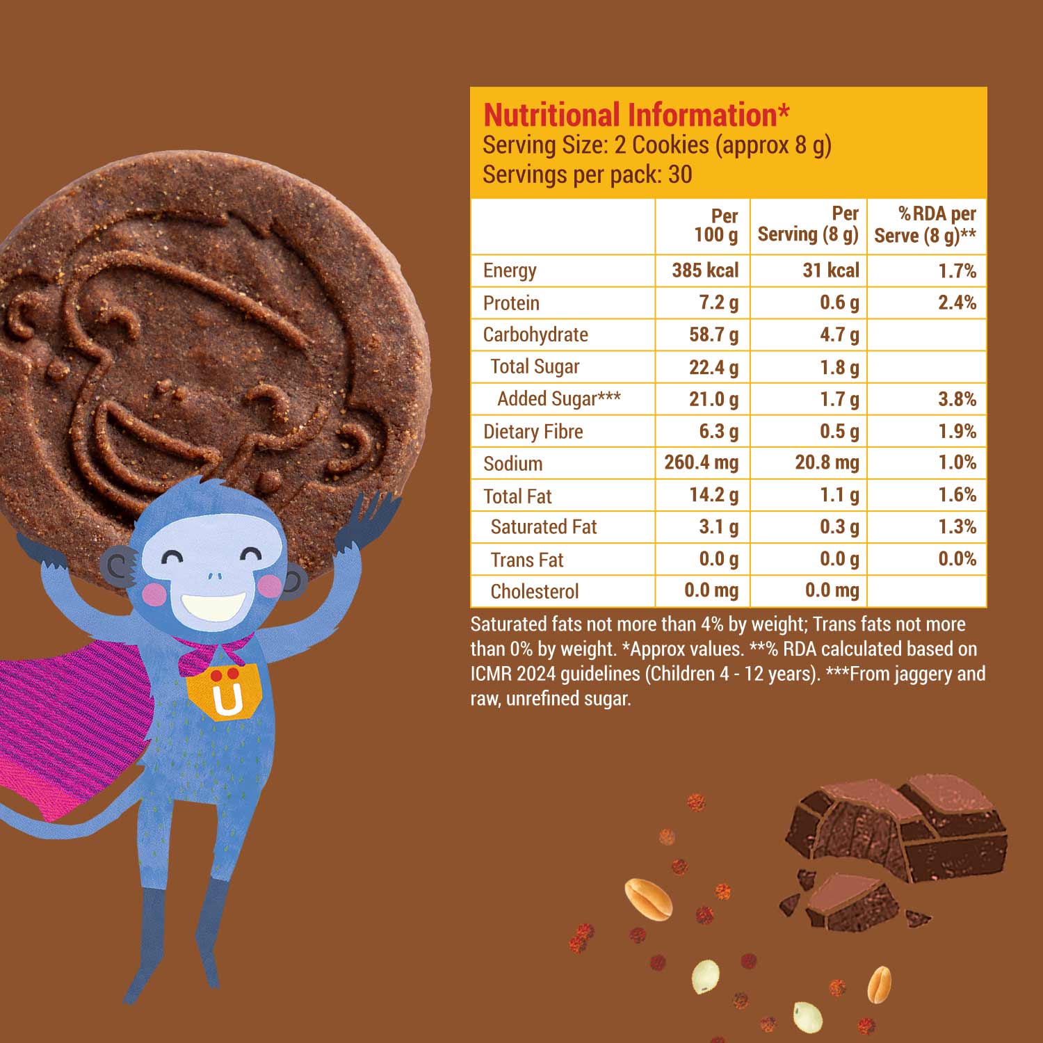Choco Ragi Cookies | Buy 2 Get 1 Free | Super Value Pack