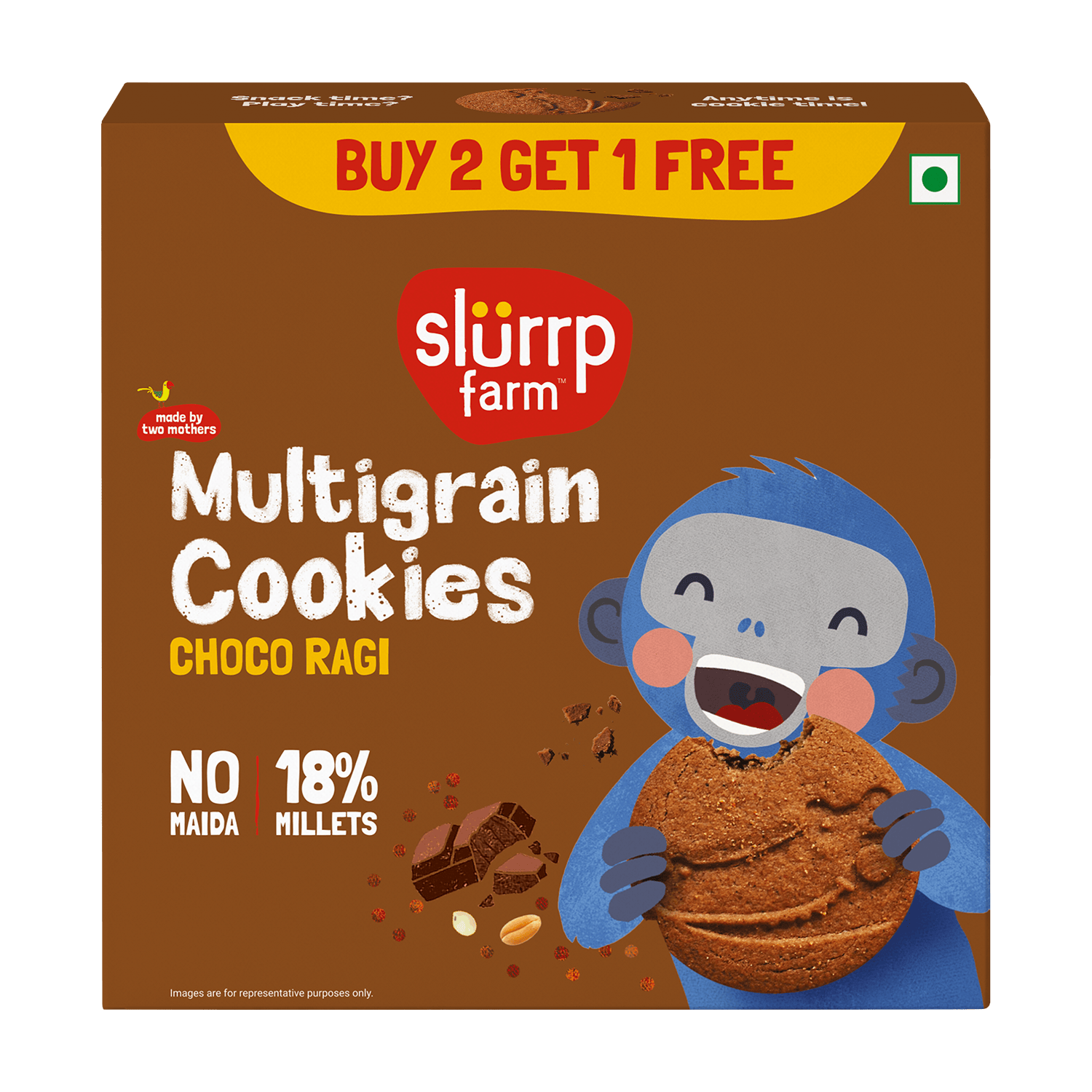Choco Ragi Cookies | Buy 2 Get 1 Free | Super Value Pack