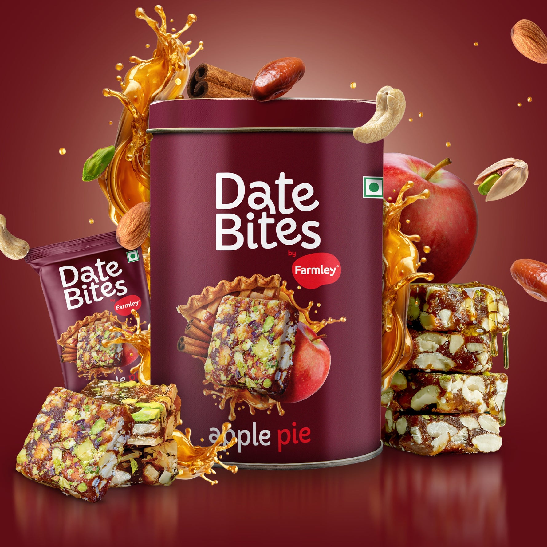 Date Bites Apple Pie- No Added Sugar