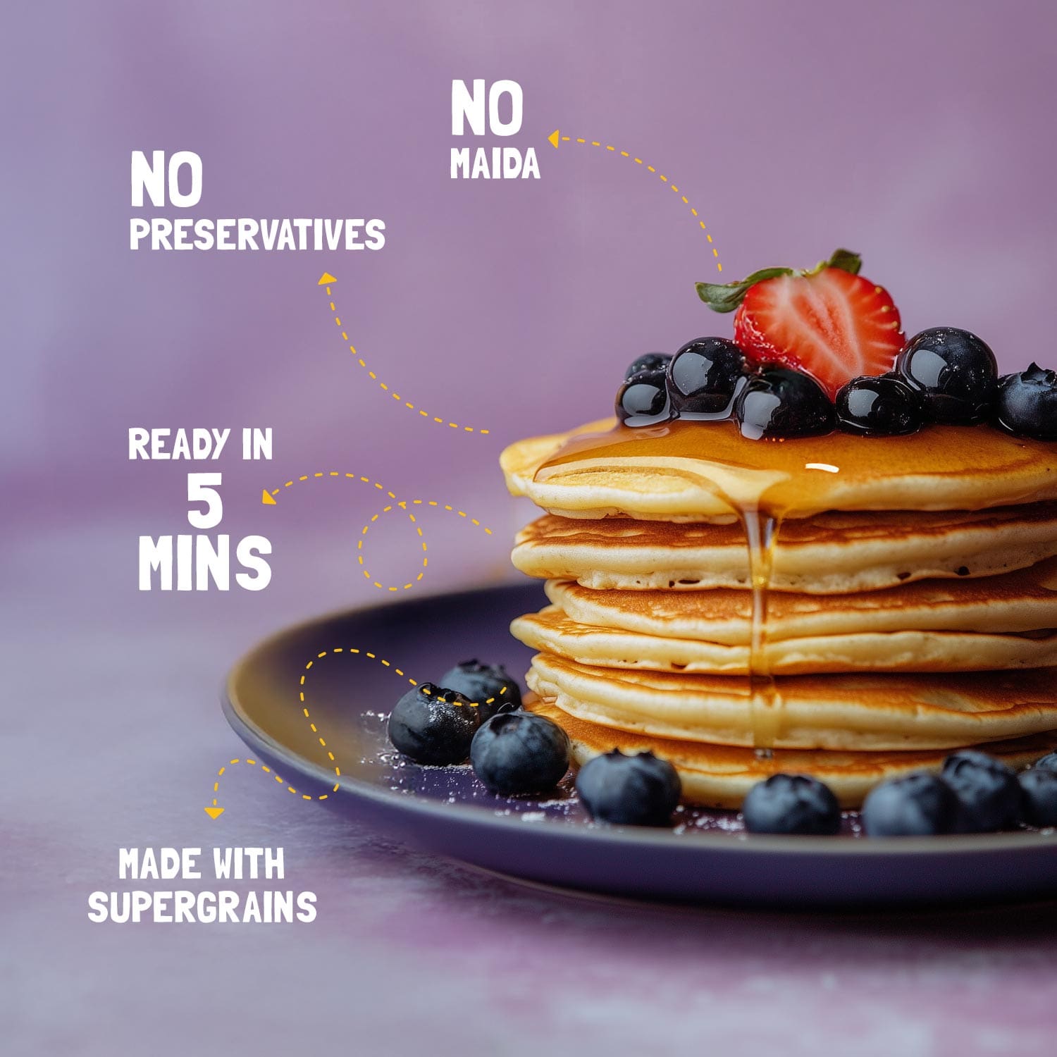 Blueberry Millet Pancake Mix