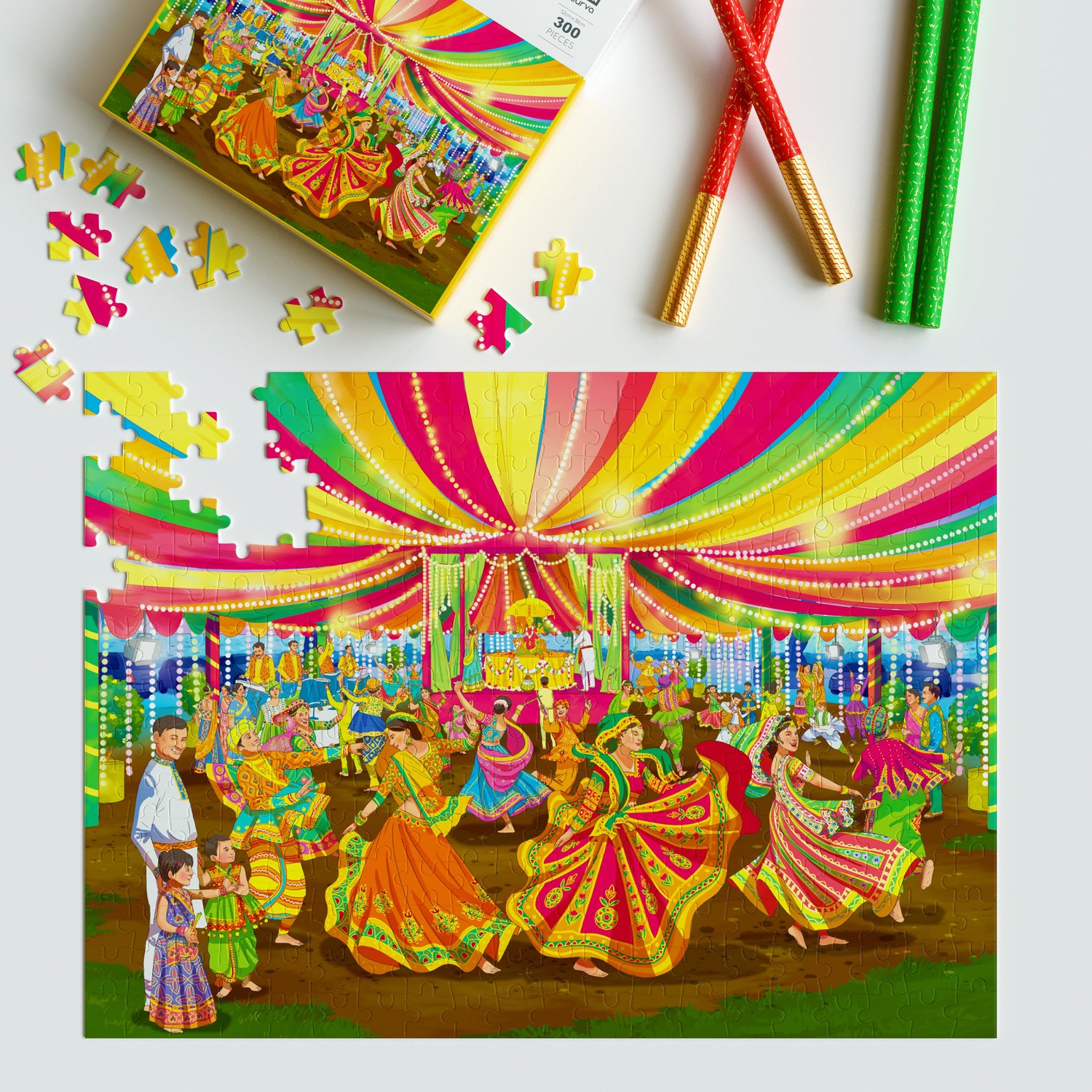 Garba - The Dance of Reverence- 300pcs puzzle