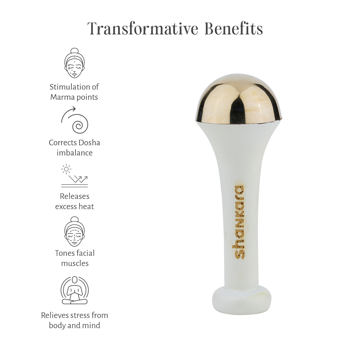 Kansa Massage Wand by Shankara