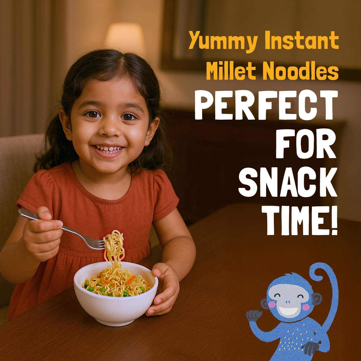 Instant Noodles - Serves 4 (Pack of 2)