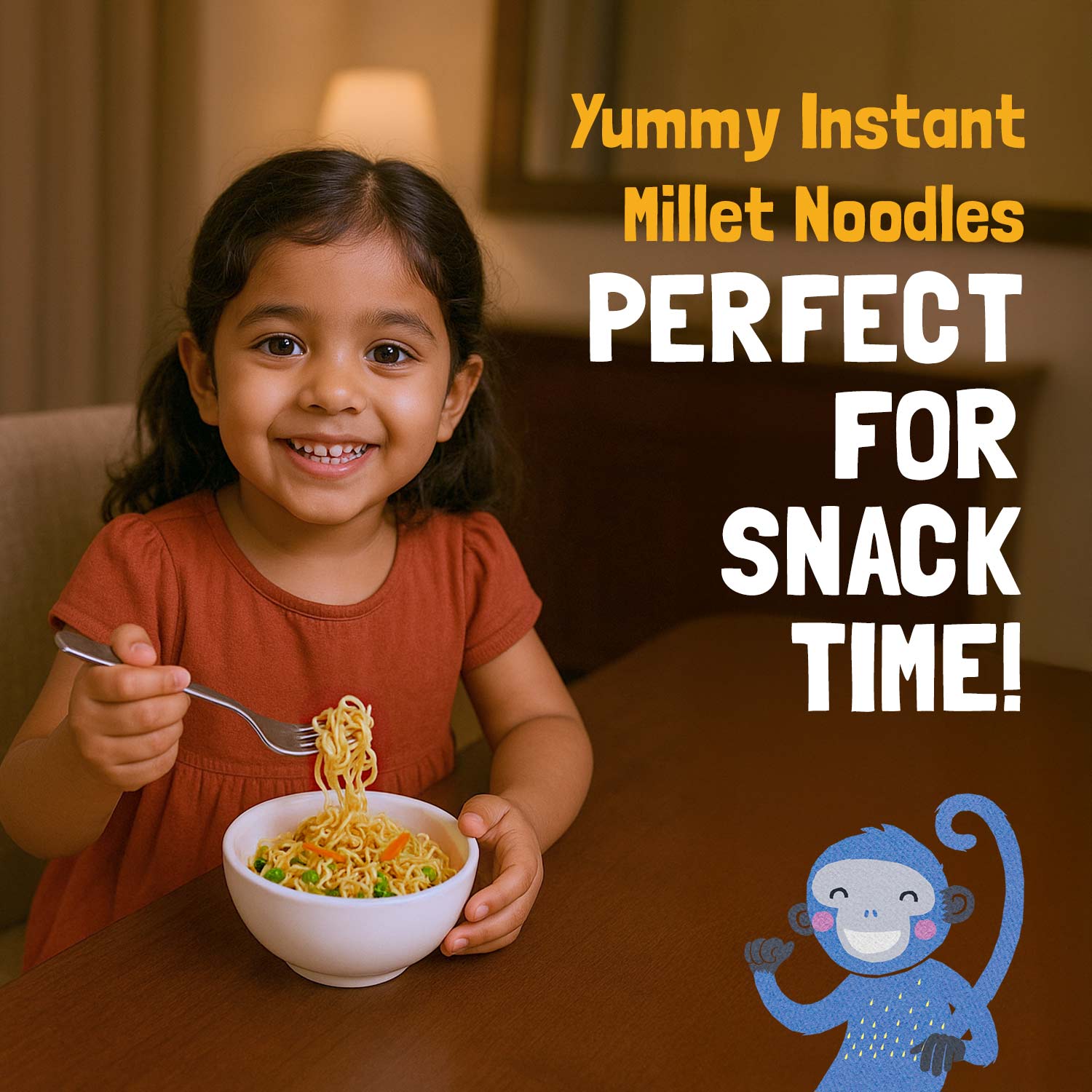 Instant Noodles - Serves 8 (Pack of 4)