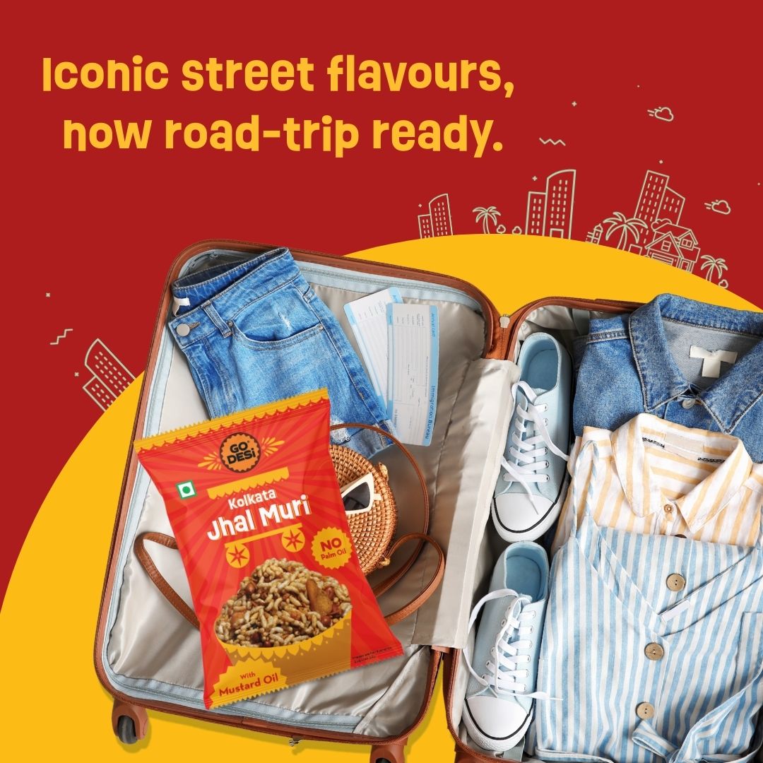 Kolkata Jhalmuri | Made with Mustard Oil | No Palm Oil | Pack of 3