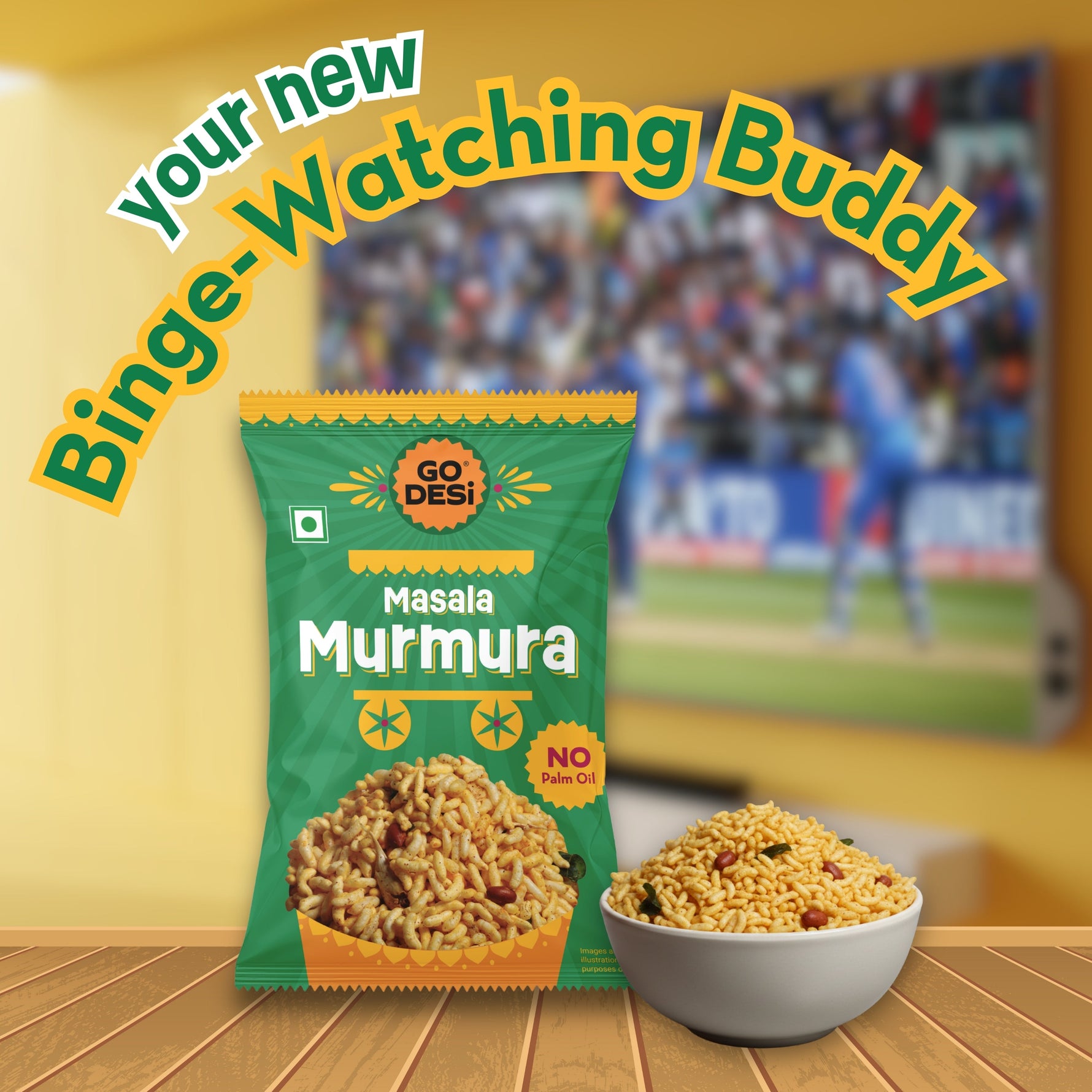 Garlic Masala Murmura | With Bold Garlic | No Palm Oil | Pack of 3