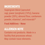 TRIAL PACK - Ragi, Almond and Banana Cereal | Porridge Mix, 50g Pack