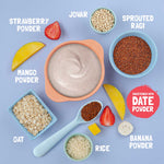 Multigrain Millets and Mixed Fruit Cereal with Milk