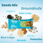 TRUE CREW - Super Seed Bar, 25 g Each (Pack of 10)