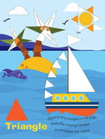 Shapes and Opposites - Sticker Book