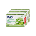 Lime & Tea Tree Oil Soap | Fresh & Gentle | Buy 3 Get 1 Free | 75 g Each