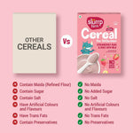 Strawberry, Ragi & Rice Cereal with Milk
