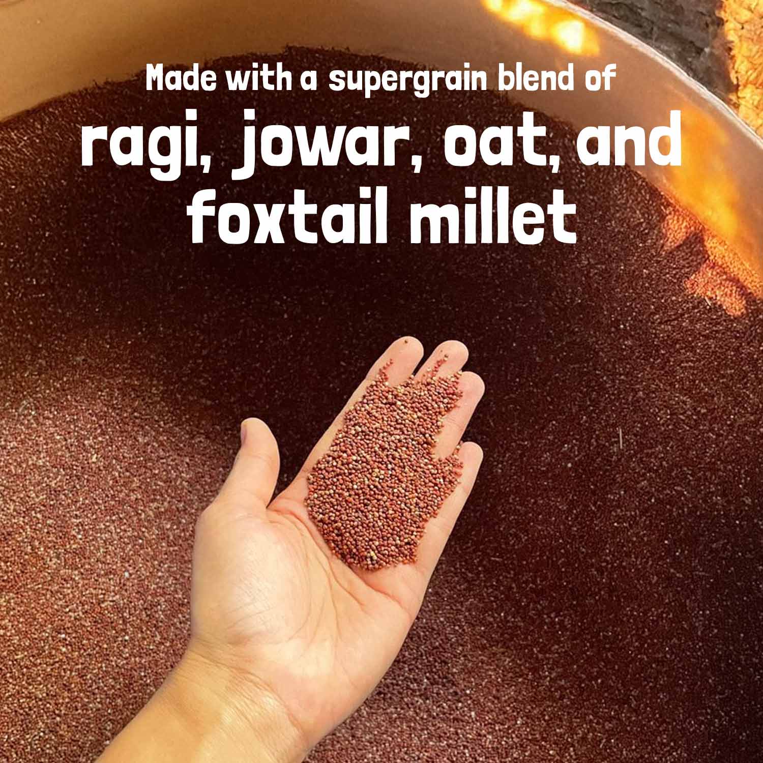 Chocolate Millet Pancake Mix | No Maida